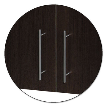 MasterVision® Conference Cabinet, Porcelain Magnetic, Dry Erase, 48 X 48, Ebony freeshipping - TVN Wholesale